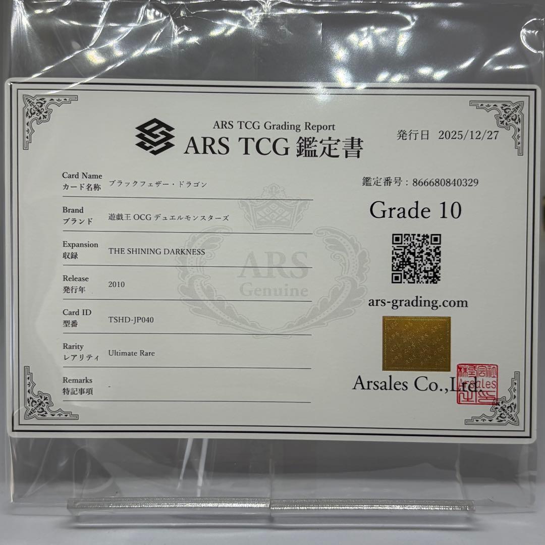 みき様　【ARS10】 ブラックフェザードラゴン　レリーフ