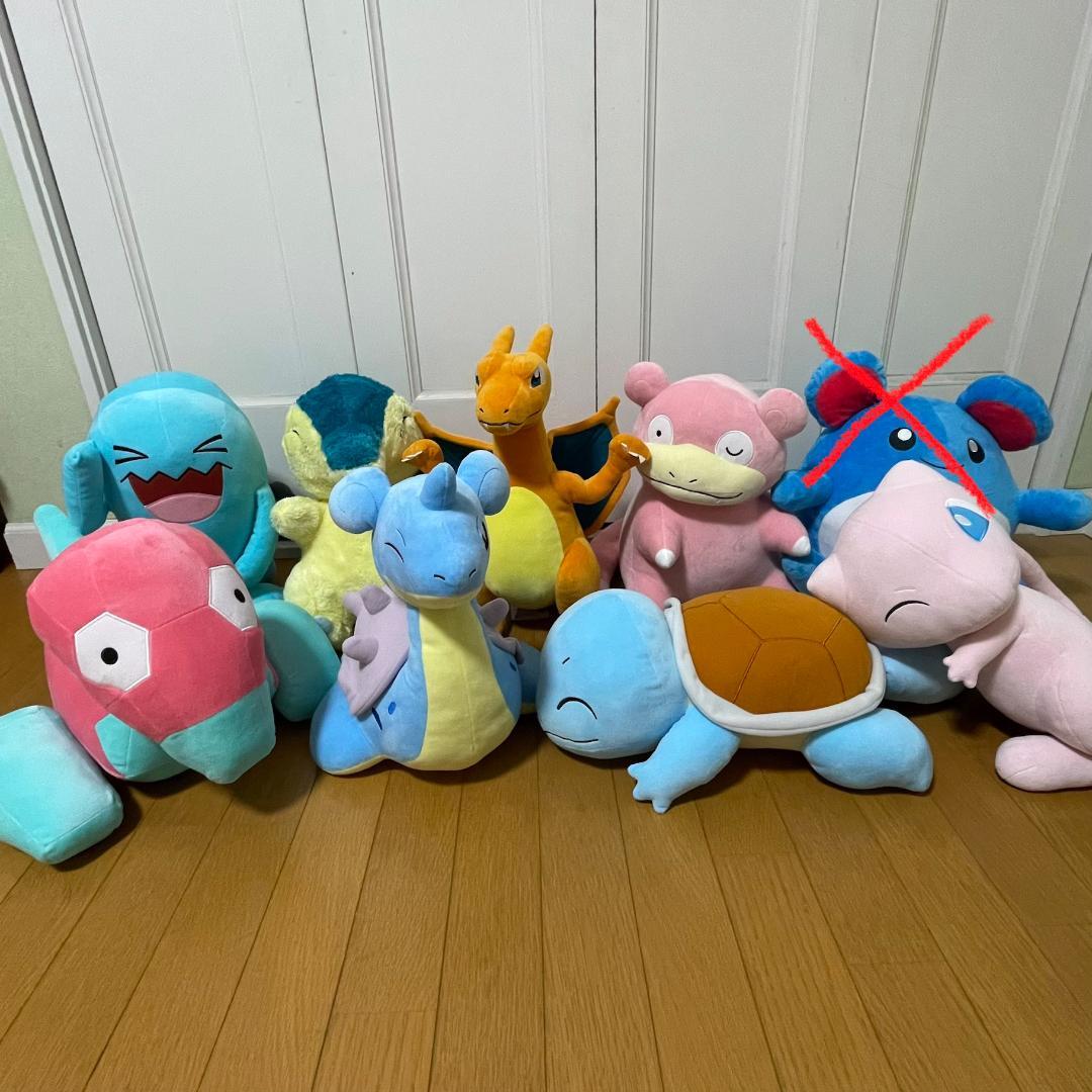 ポケモン めちゃもふぐっとぬいぐるみ 8体セットまとめ リザードン、ヤドンなど