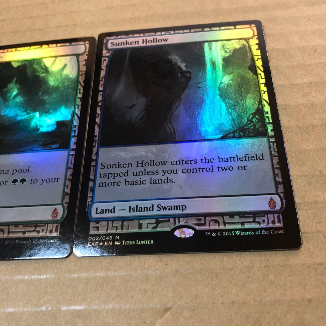 禁忌の果樹園　窪み渓谷 黄昏のぬかるみ　3枚セット　FOIL MTG