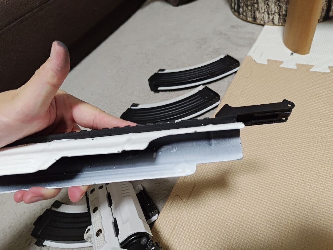 東京マルイ 次世代AK WHITE STORM ホワイトストーム カスタム品