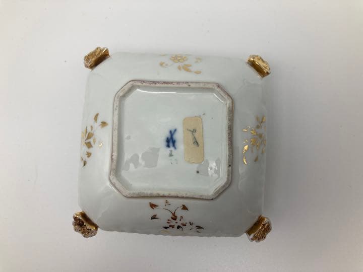 マイセン　アンティーク　立体花造形　香水瓶　香水入れ