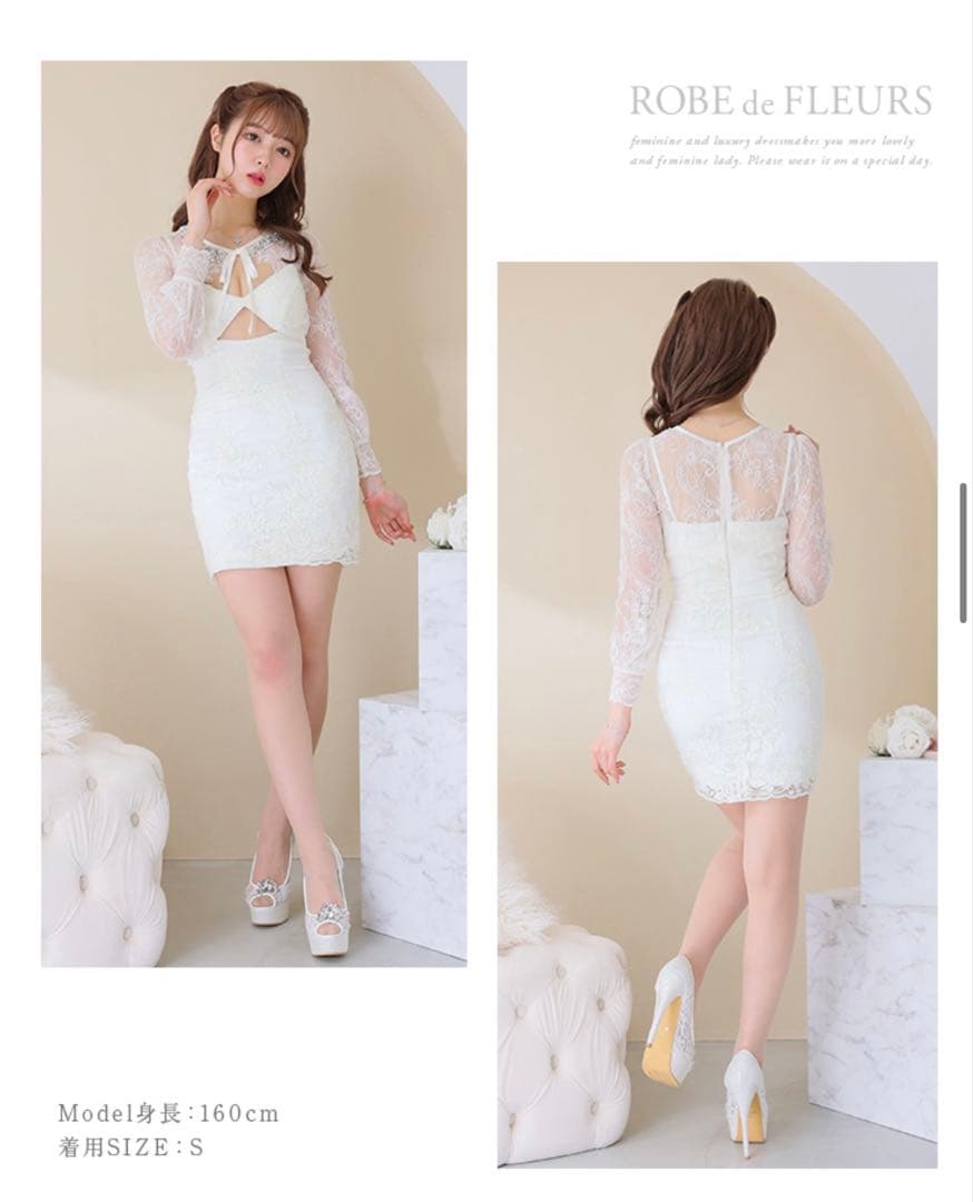 ROBE de FLEURS ドレス Sサイズ