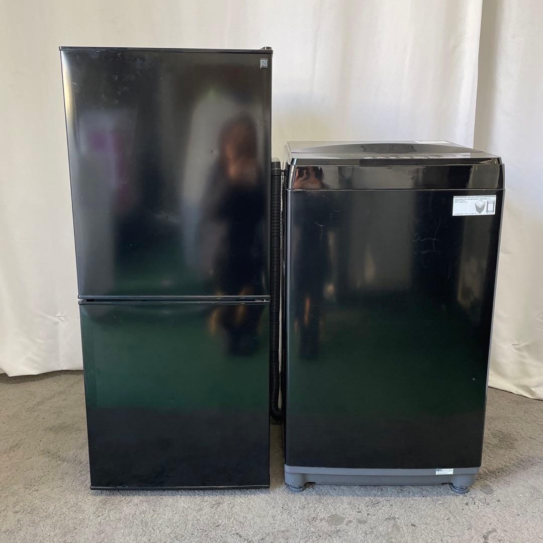 一人暮らし　冷蔵庫　洗濯機6㌔　ニトリ　設置無料　単身セット　黒　綺麗　安い