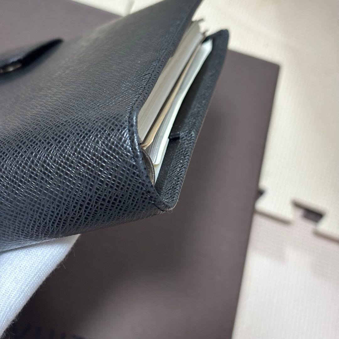 ルイヴィトン タイガ アジェンダ GM 手帳カバー リフィル付 ブラック