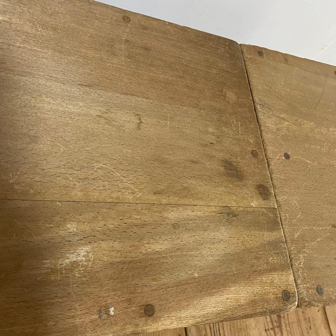 3脚セット アンティーク 角 スツール 椅子 植物台 昭和レトロ y84