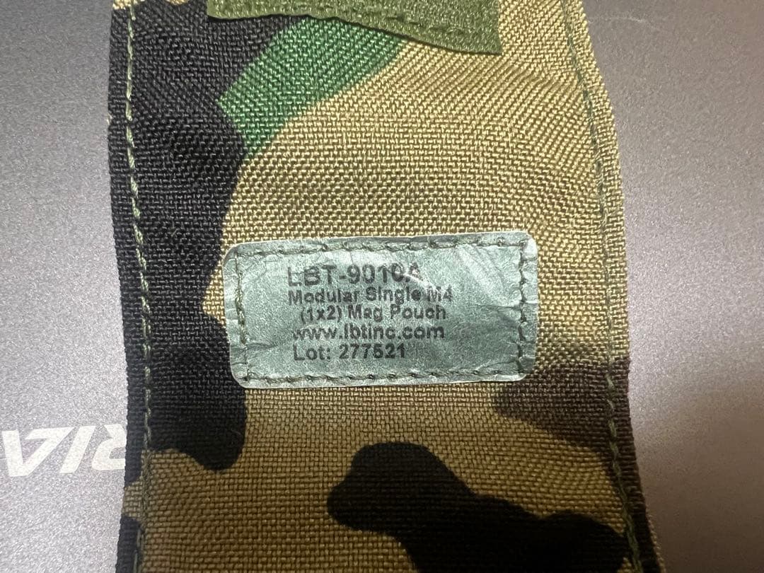 LBT-90104 モジュラーシングルM4マガジンポーチ　ウッドランド　実物