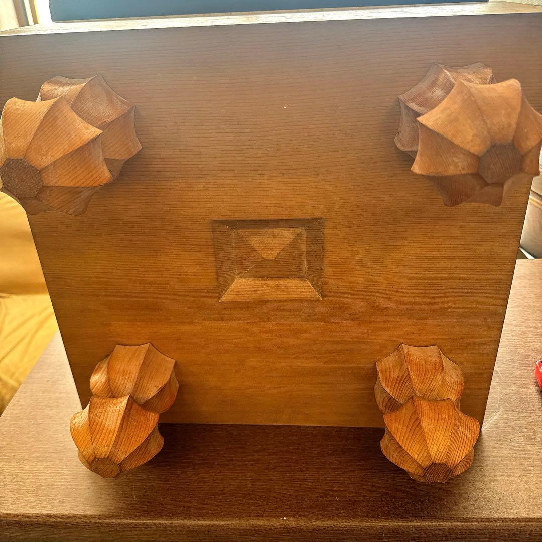 ⚫️美栄 高級碁笥 囲碁 天然銘木 囲碁セット 黒白石 木製容器付き 7寸