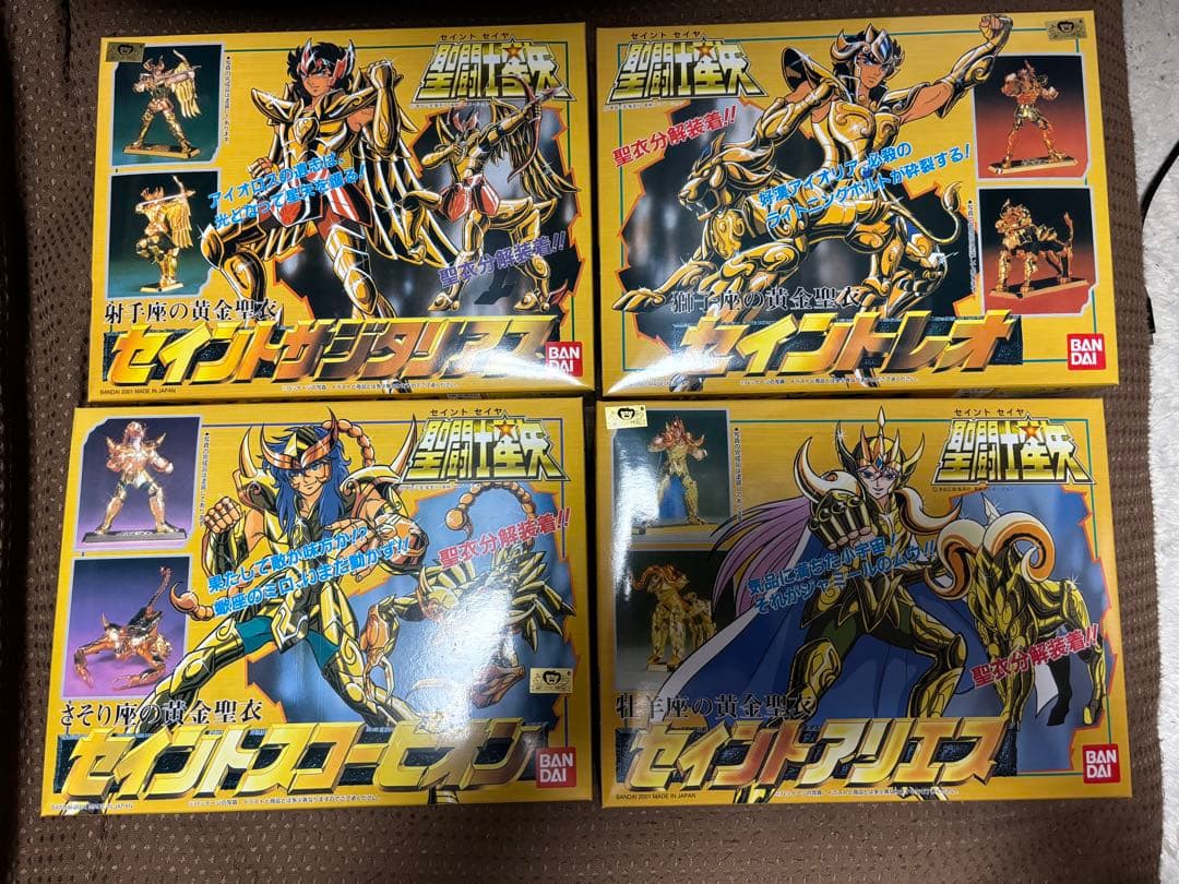 バンダイ 聖闘士星矢 GOLDCROSS(黄金聖衣)プラモデルセット