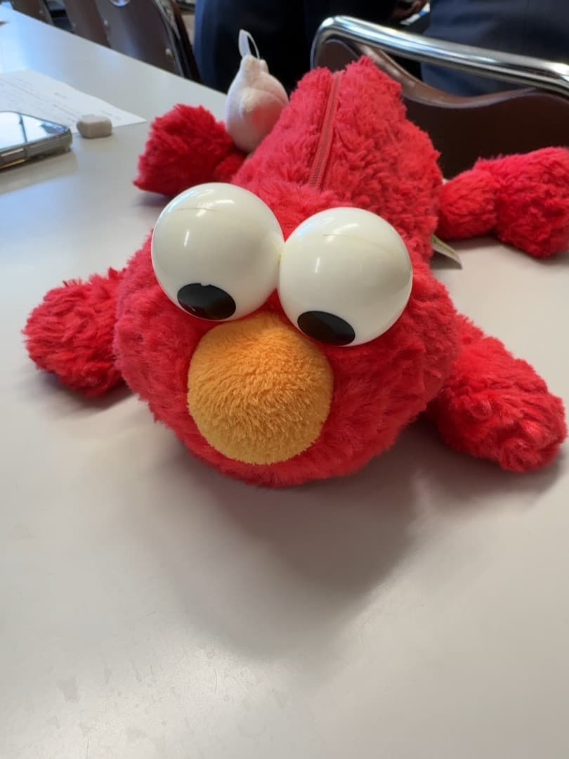 エルモ ぬいぐるみ　筆箱