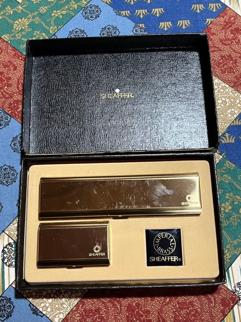 値下げ可SHEAFFER シェーファータルガ　インペリアルブラス1020 万年筆