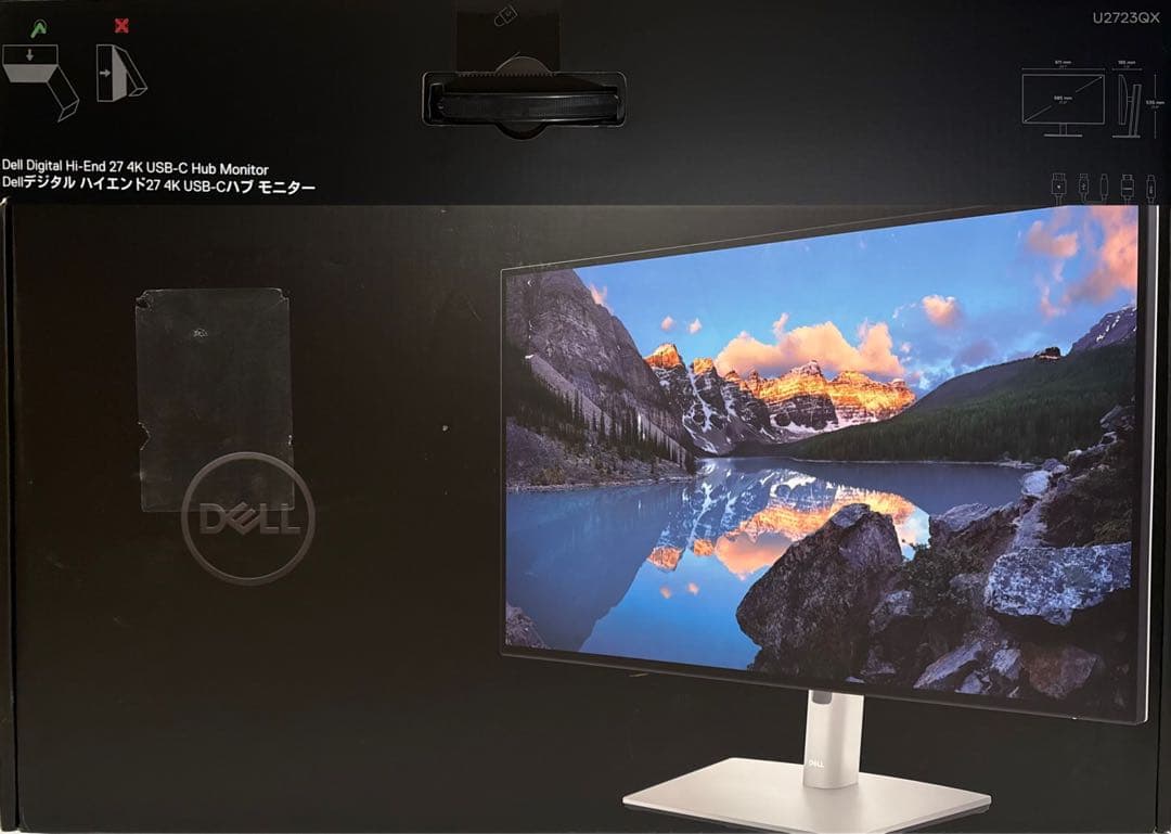 U2723QX (U2723QE )DELL 4K 27インチ モニター 新品