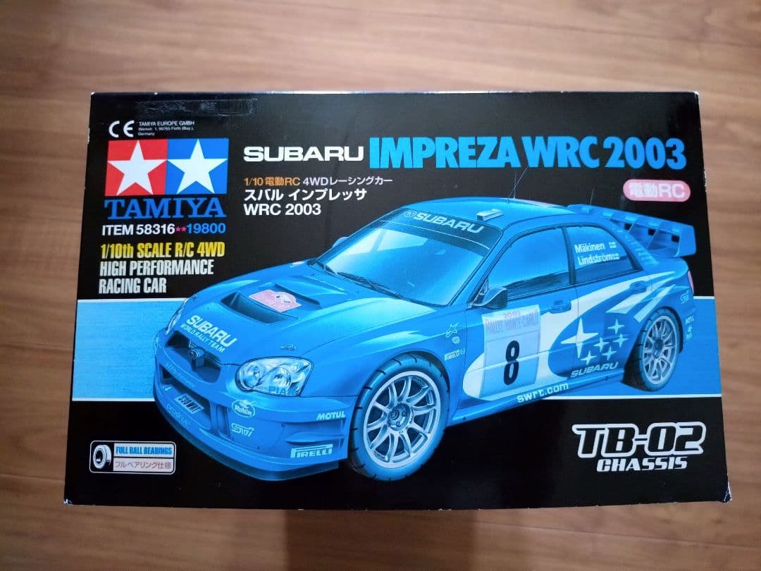 タミヤ　1/10　RC　スバル　インプレッサWRC 2003