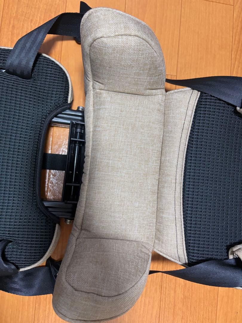 【美品】日本育児 トラベルベスト Evo サンドベージュ 収納袋付　①