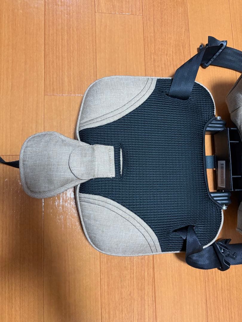 【美品】日本育児 トラベルベスト Evo サンドベージュ 収納袋付　①