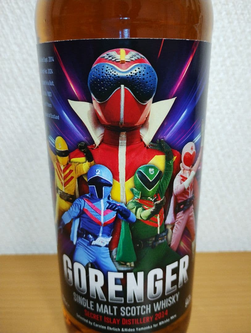 〈270本限定品〉秘密戦隊ゴレンジャーラベル・ウィスキーミュウ