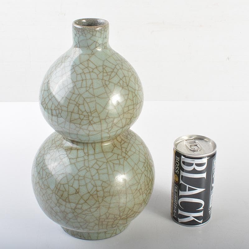 中国　哥釉　葫蘆瓶　V　R6927E