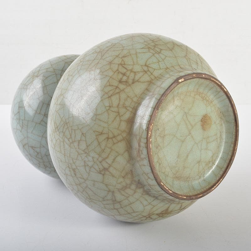 中国　哥釉　葫蘆瓶　V　R6927E