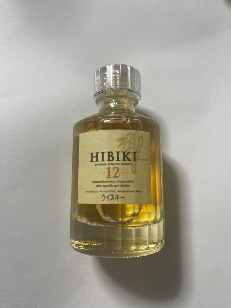 ウイスキー　響12年 & 山崎 12年 竹鶴　5本セット ミニボトル