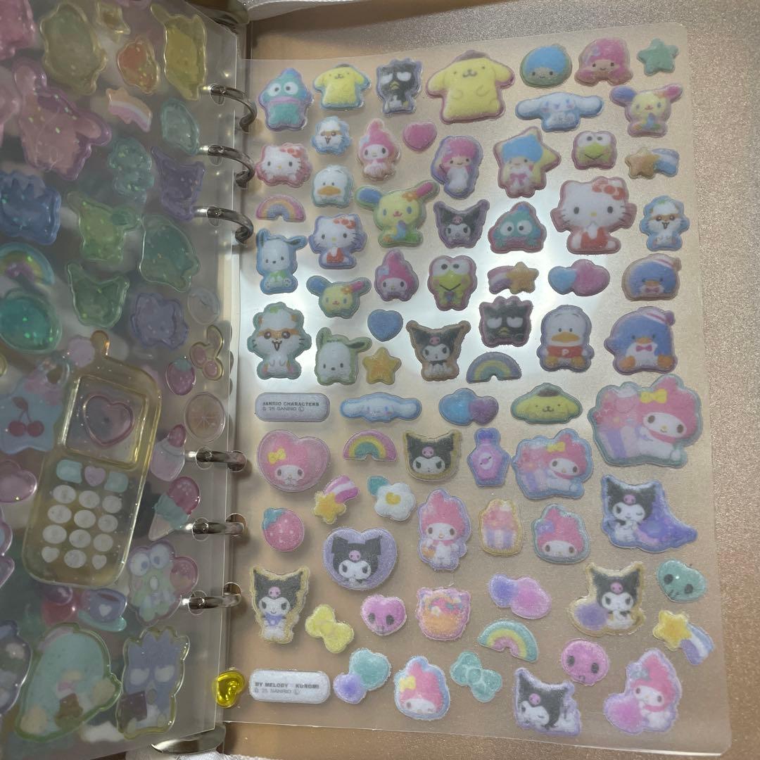 豪華　シール帳　完成品　サンリオ　ボンボンドロップ　コットンパフィーなど