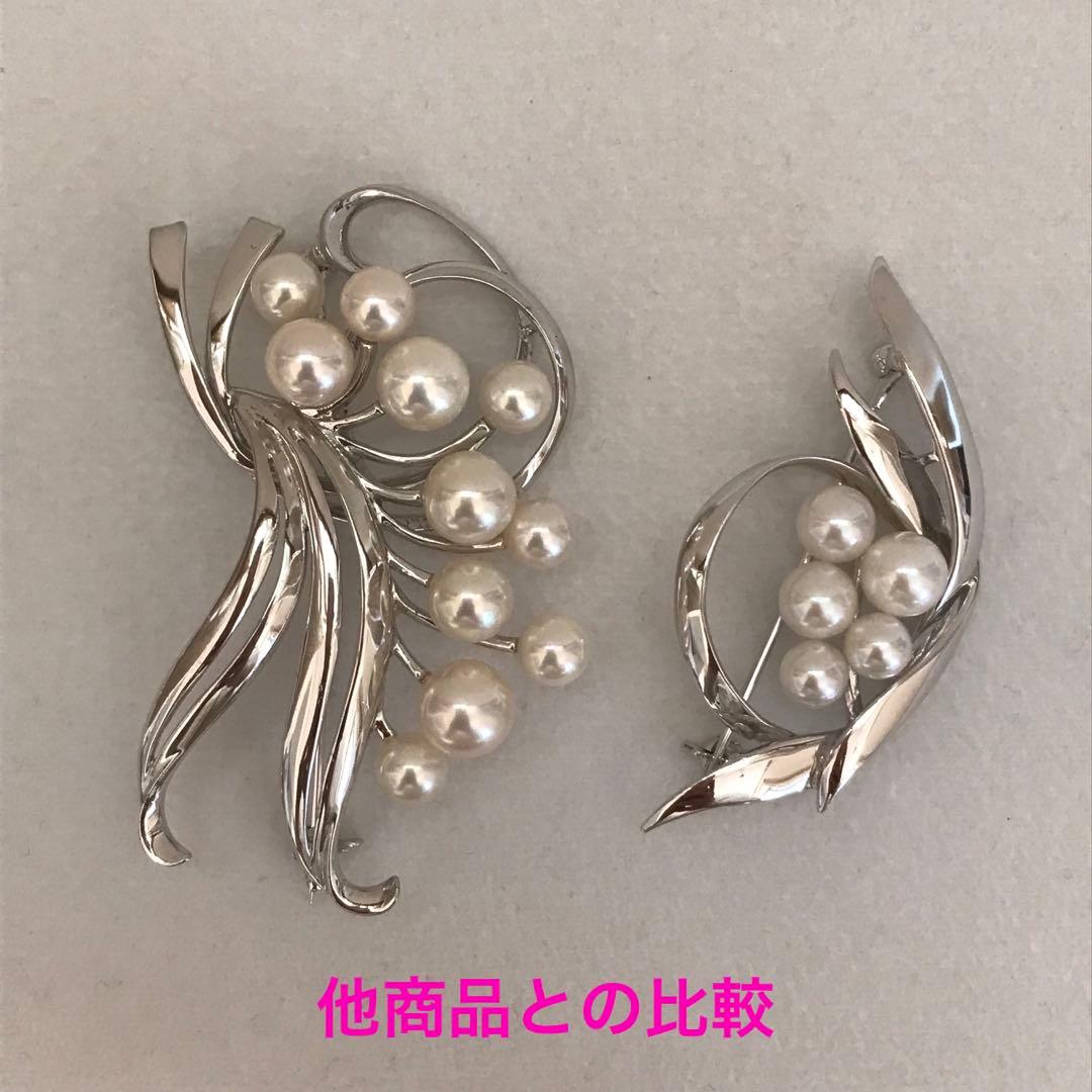 【特価！】MIKIMOTO 華やか　ゴージャス　AKOYA ブローチ