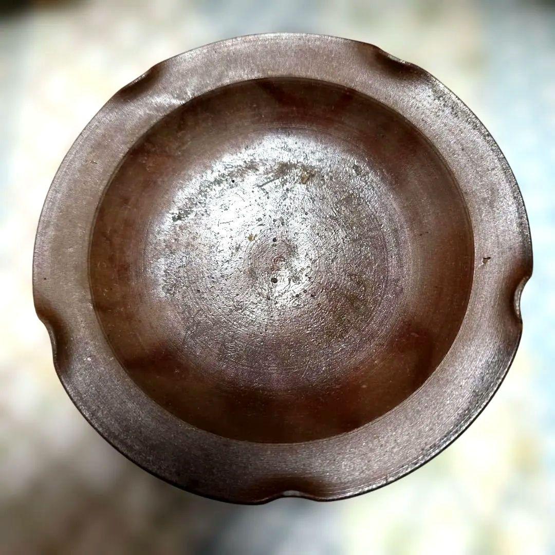 ご購入者様ご確認用　備前焼　木村微風作　花型平小鉢　菓子皿　深皿