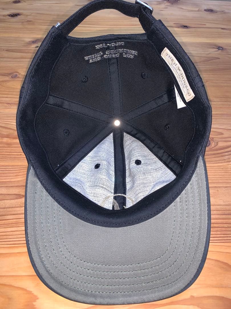 【美品】THE H.W.DOG&CO MID PROFILE CAP BLACK