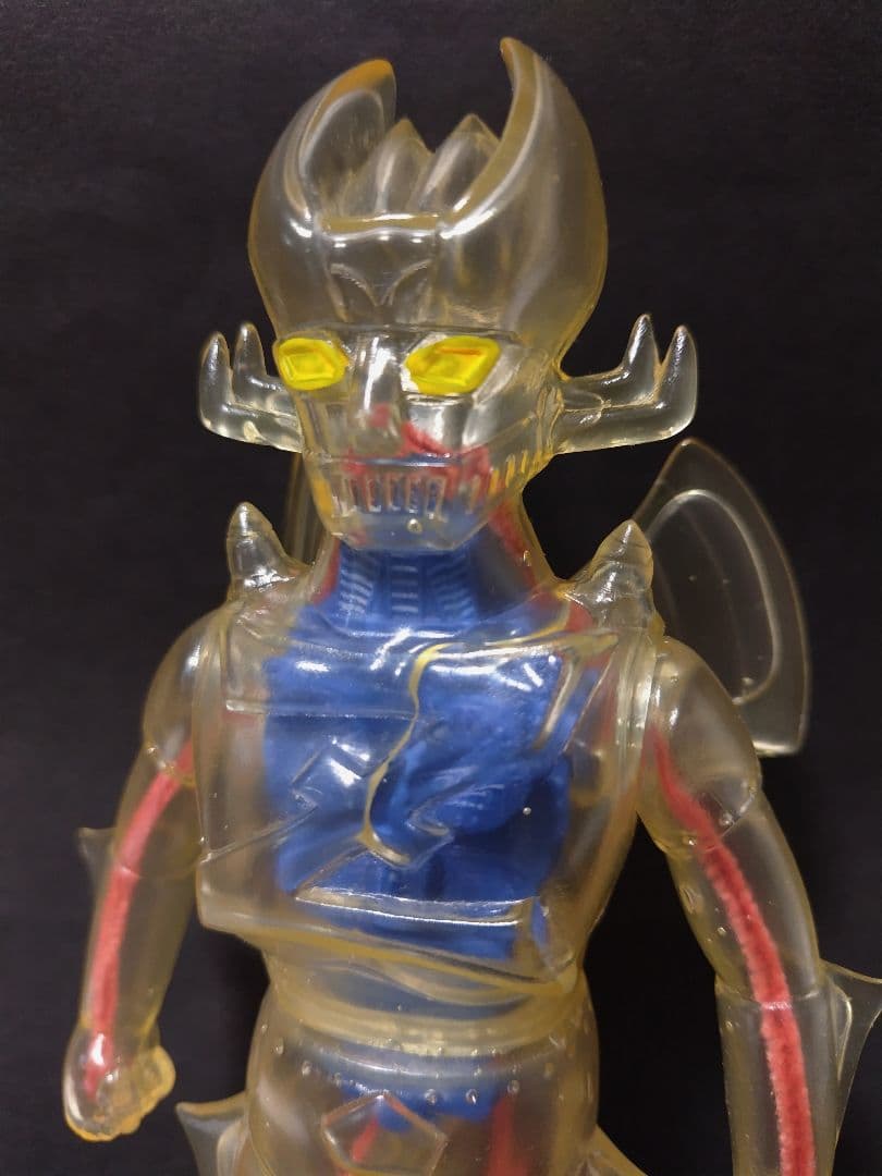 透明人間サンダーZ　 パチソフビ無版権変身サイボーグ昭和おもちゃソフビマジンガー