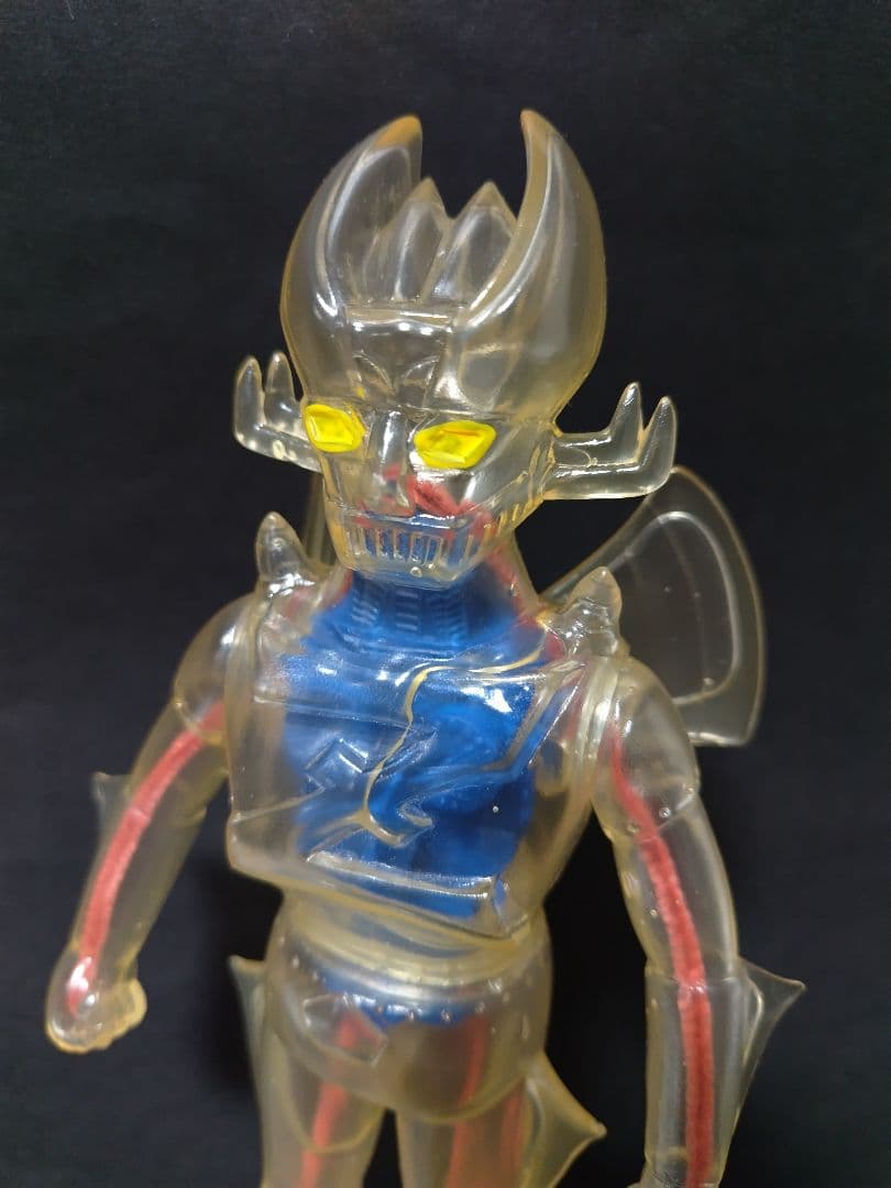 透明人間サンダーZ　 パチソフビ無版権変身サイボーグ昭和おもちゃソフビマジンガー