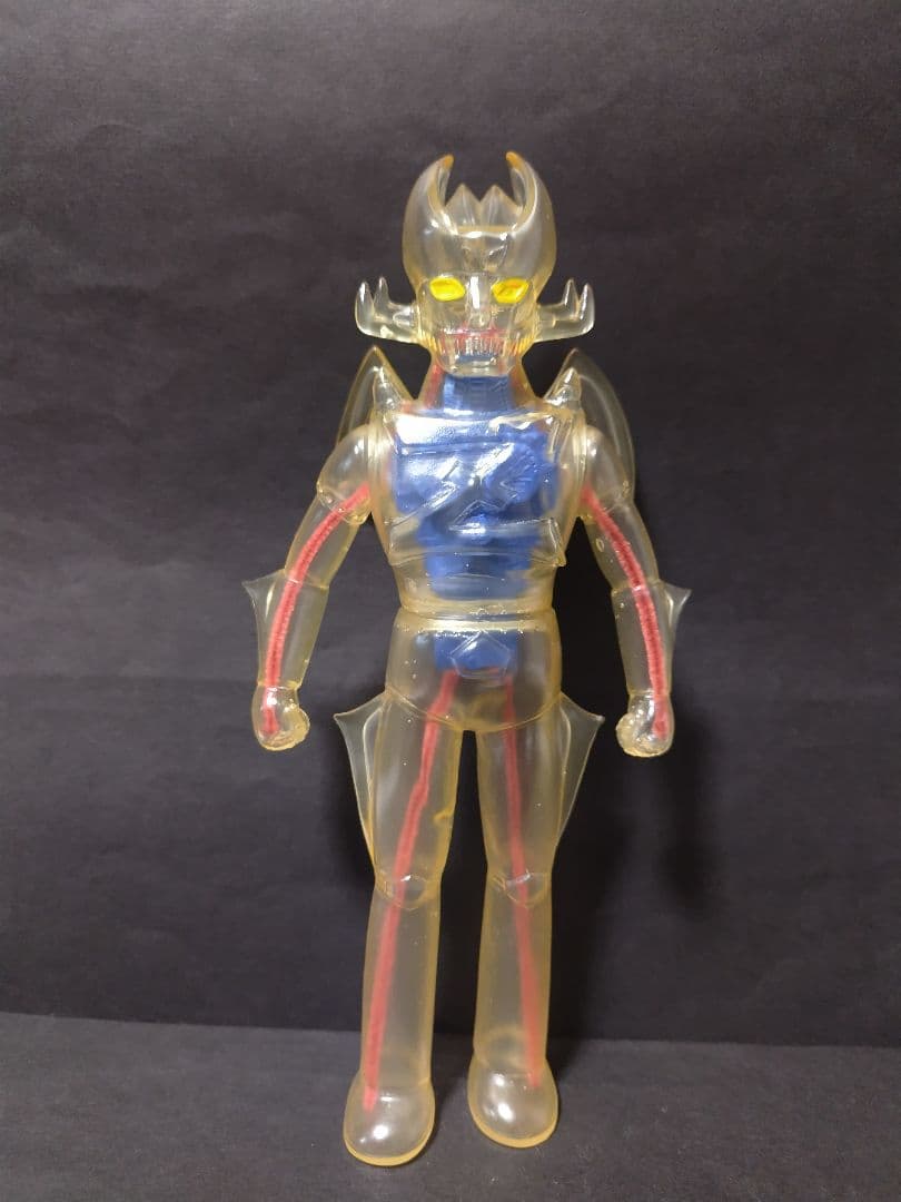 透明人間サンダーZ　 パチソフビ無版権変身サイボーグ昭和おもちゃソフビマジンガー