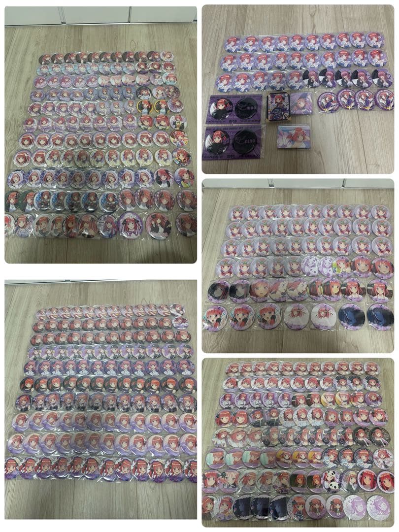 五等分の花嫁 中野二乃 缶バッジ まとめ売り セット