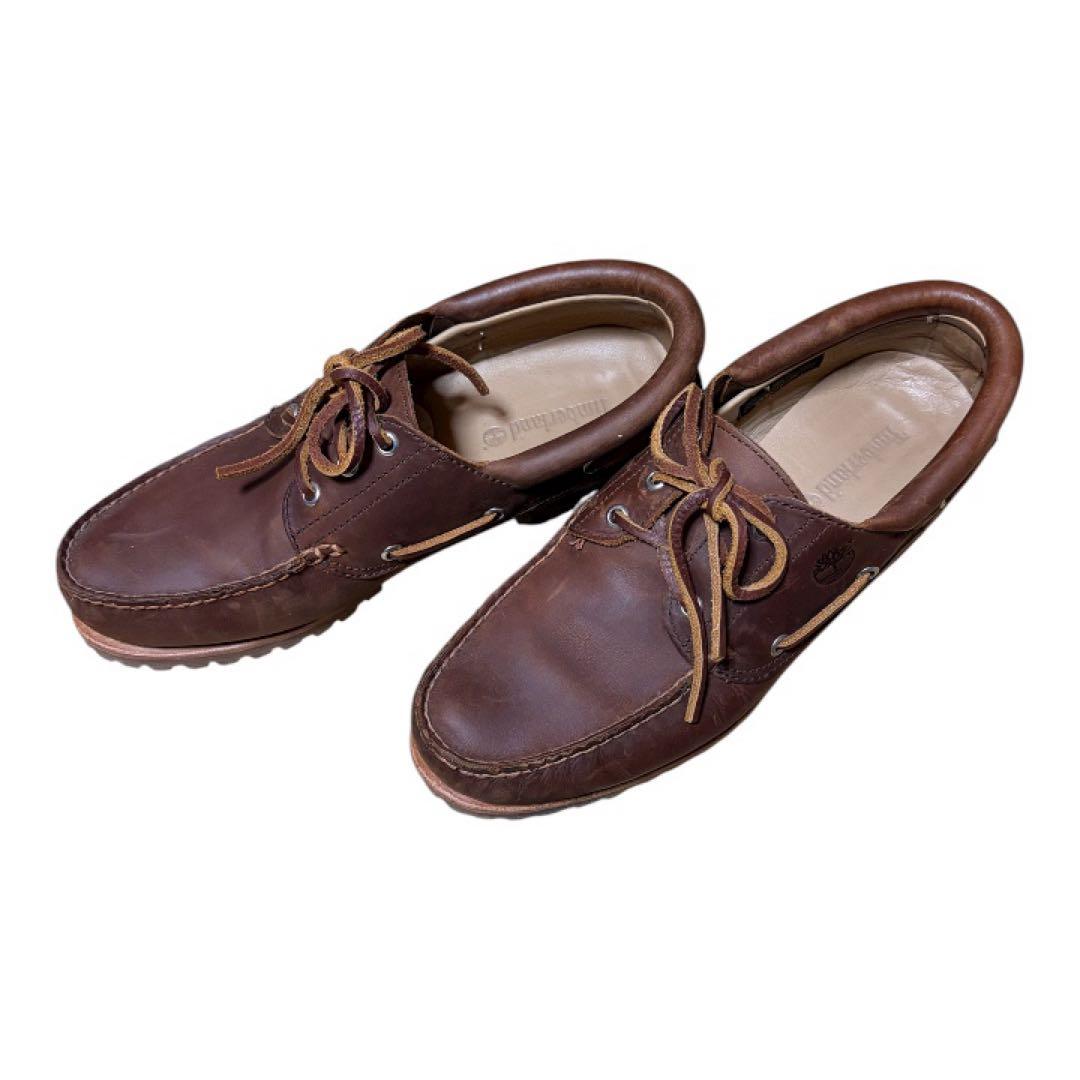 Timberland ブラウン モカシン 3eye