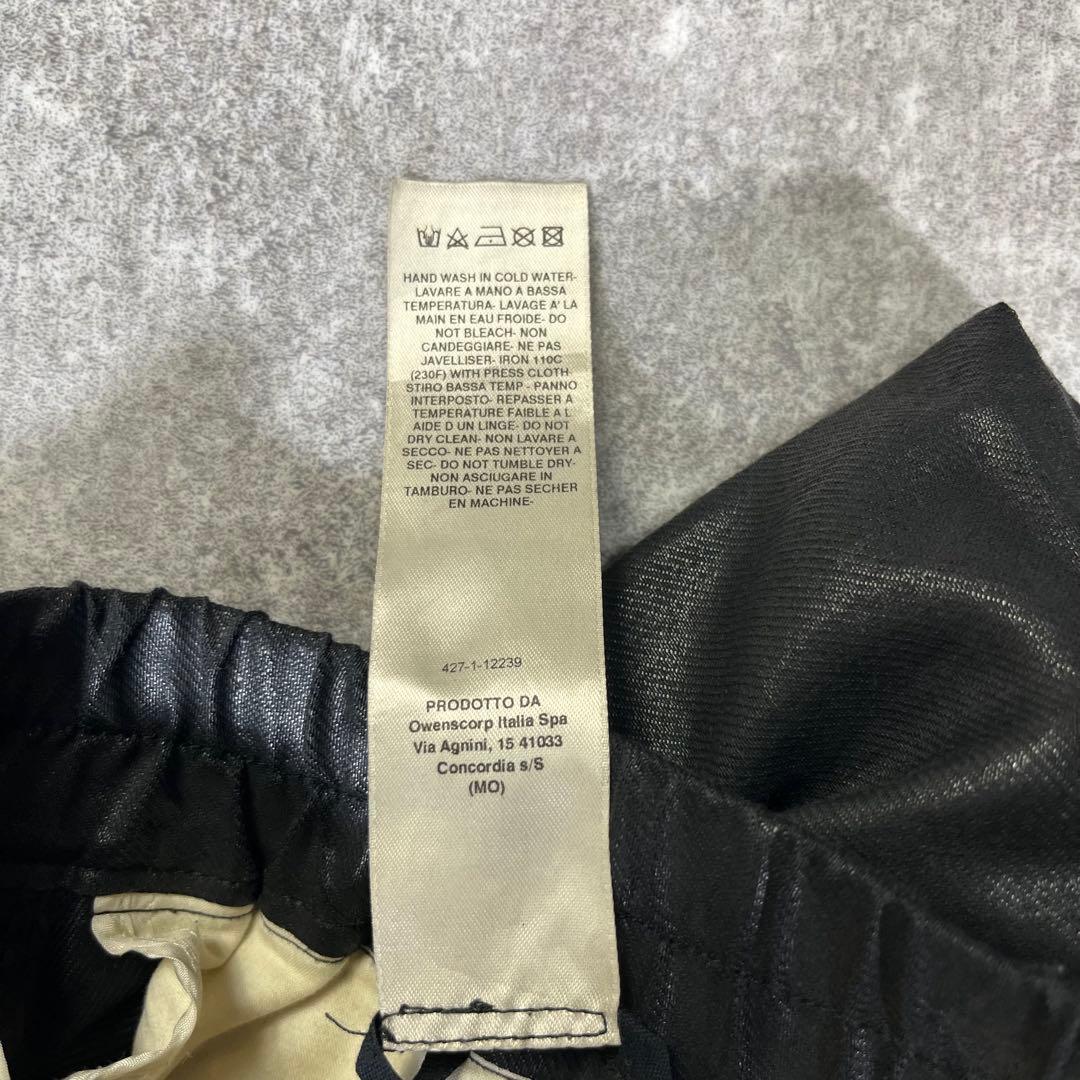 19SS Rick Owens コーティングサルエルジョガーパンツ【46】