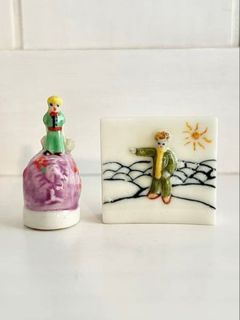 【激レア】2000年　星の王子さま　フェーブ完品10点セット　フランス製　陶器