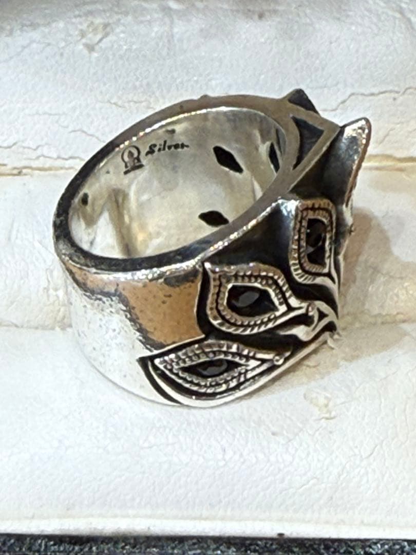 孔雀　リング　925 ティアラリング