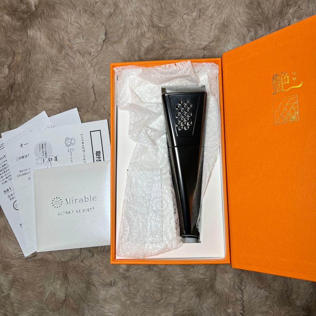 ミラブル艶つや　シャワーヘッド ウルトラファインバブル節水 ミスト水流 一次止水