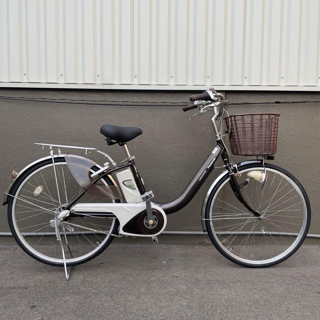 パナソニック電動アシスト自転車26インチ8.9Ahブラウン