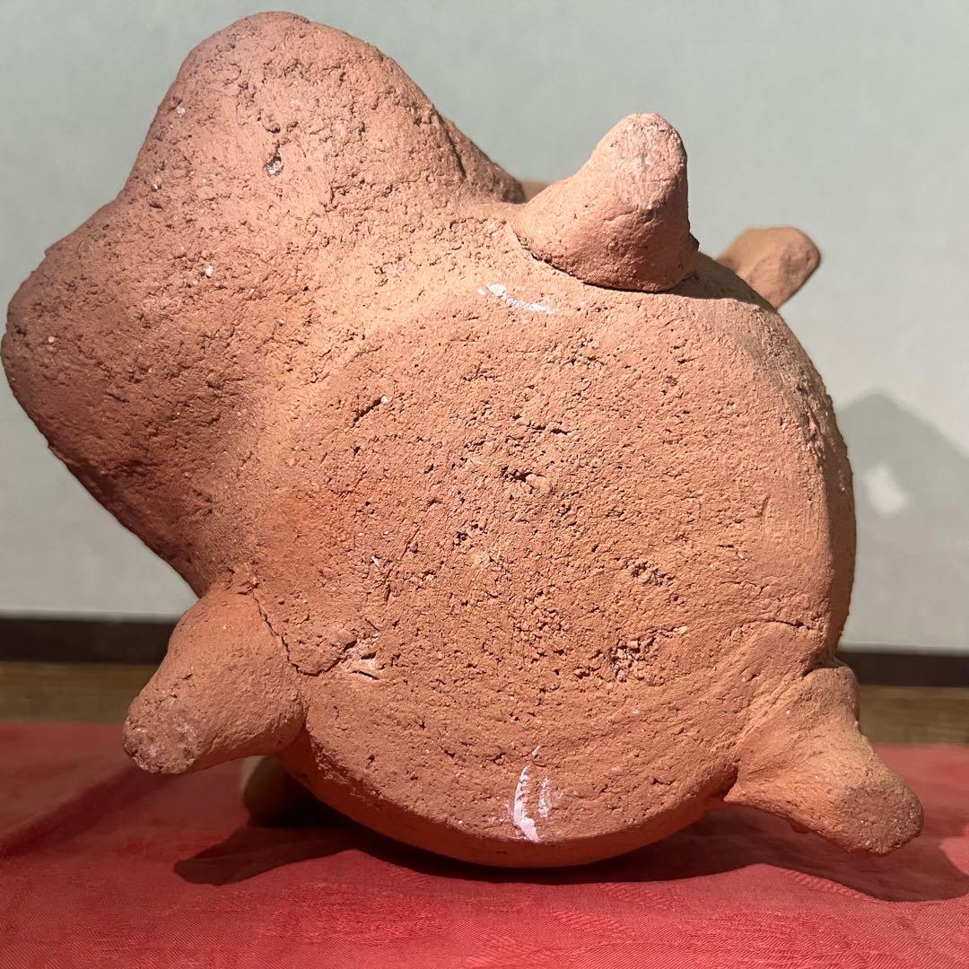 鈴*木様 煎茶道具　炉　鬼面地小爐　一方堂造