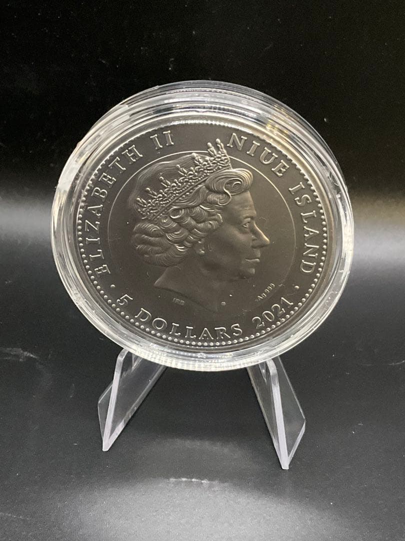 （訳アリ）2021年ニウエ　武士道　2オンス純銀（アンティーク仕上げ）