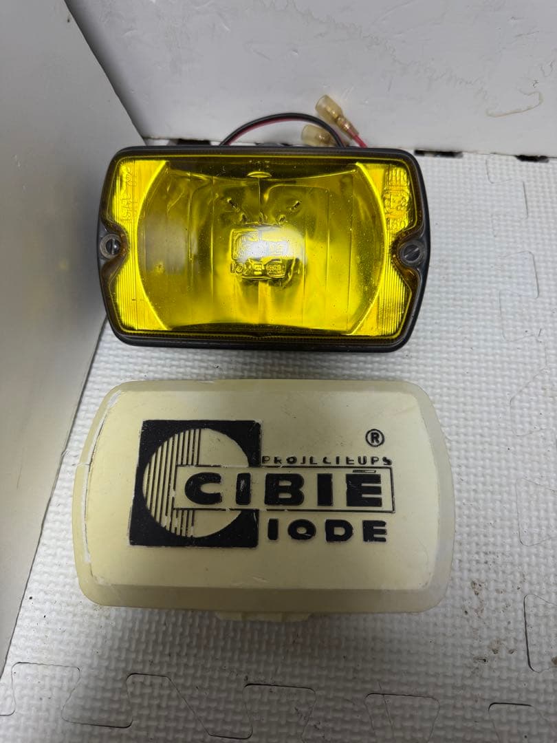 希少/カバー付当時物CIBIEフォグランプIODE35 シビエドライビングランプ