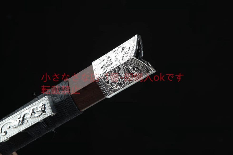 20寸合金銀色龍魂漢剣 古兵器   武具　刀装具　日本刀　模造刀   居合刀