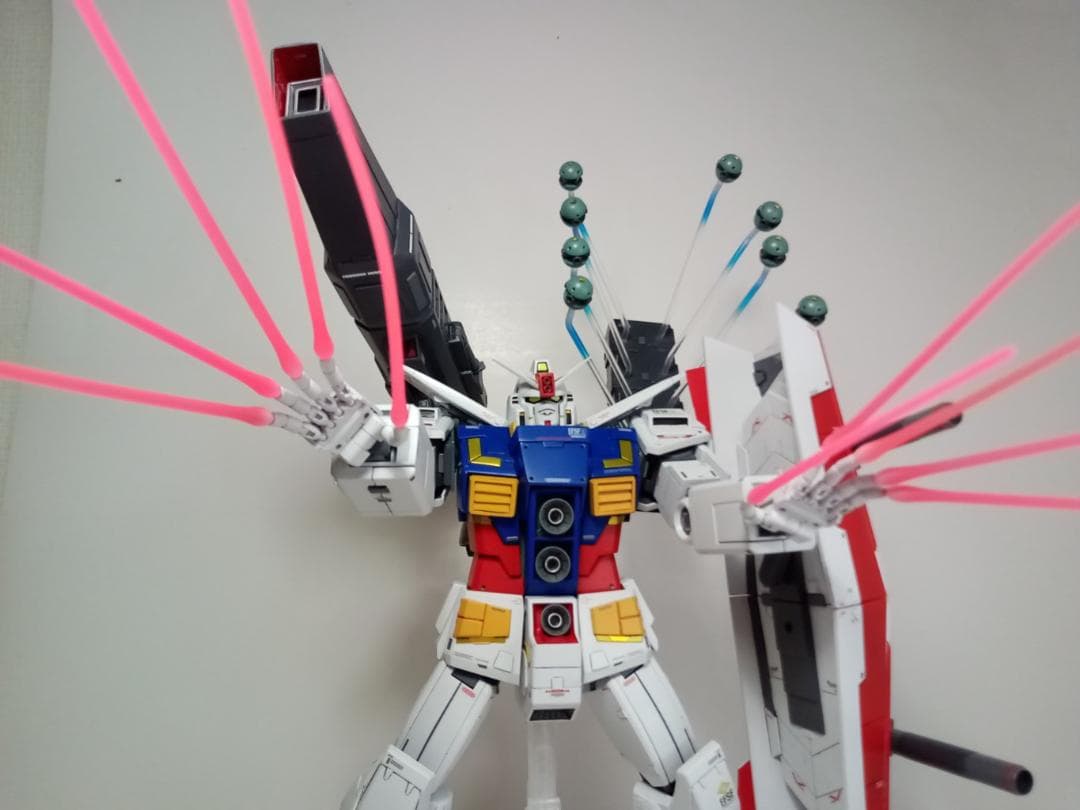 HG フルバースト サイコガンダム アムロ専用 鹵獲改修機 ガンプラ 完成品