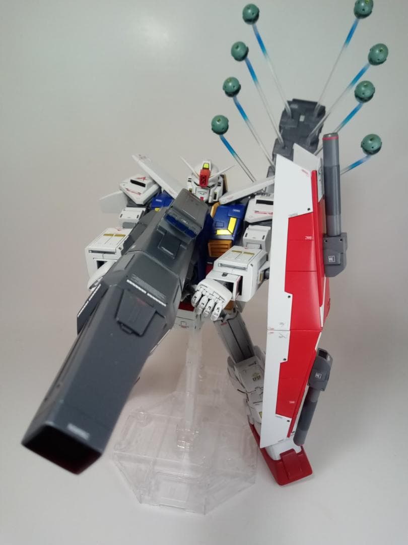 HG フルバースト サイコガンダム アムロ専用 鹵獲改修機 ガンプラ 完成品