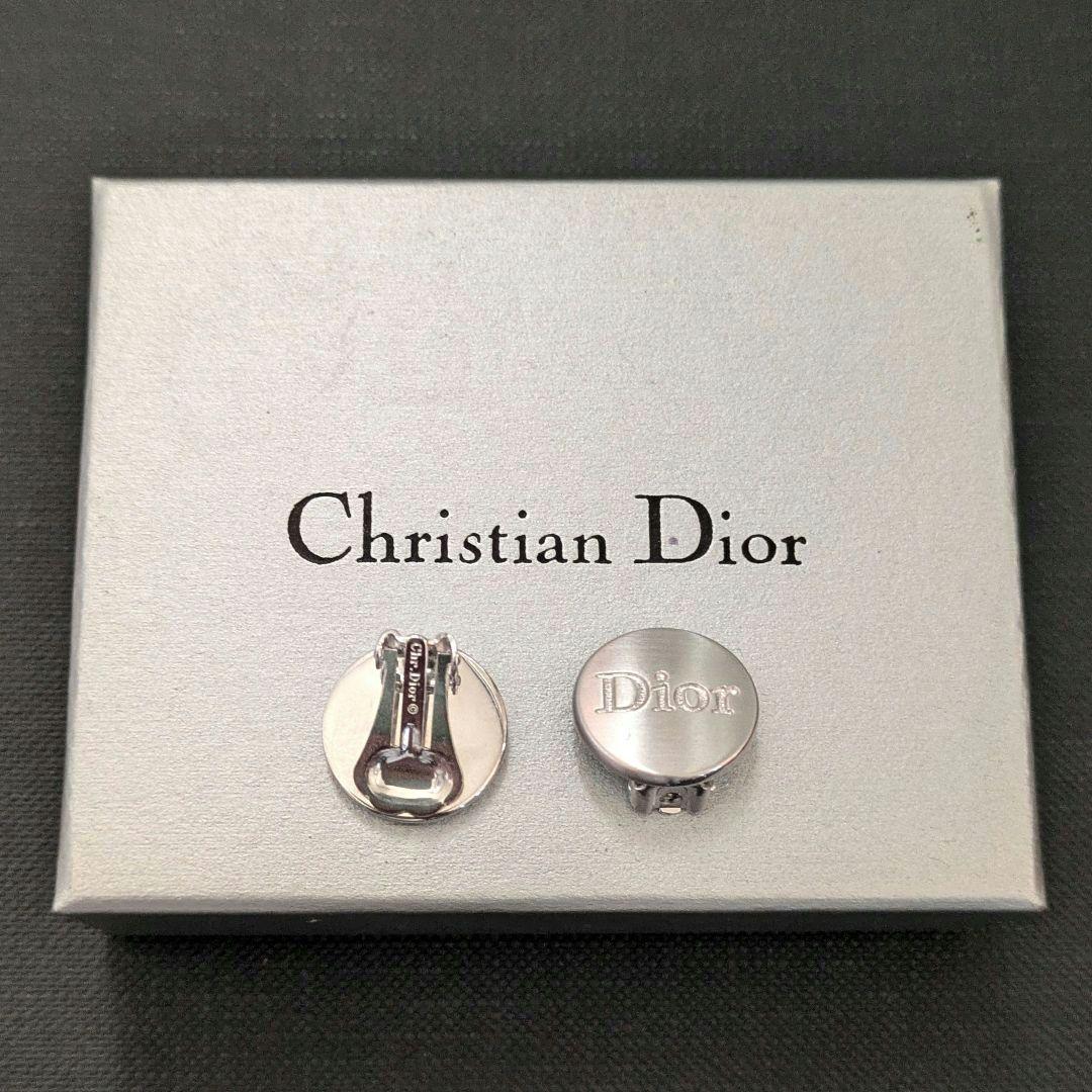 ♠未使用　Dior ロゴ　シルバー　クリップ　イヤリング　ディオール