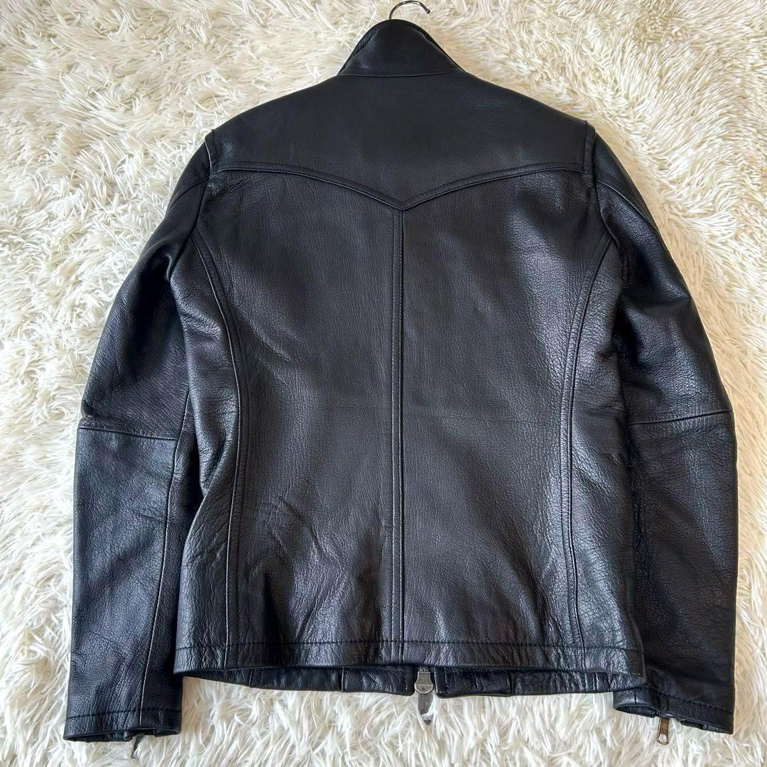 極美品　希少モデル　ジャッククローズ　ラムレザーライダースジャケット　M