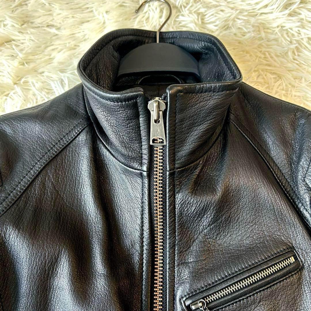 極美品　希少モデル　ジャッククローズ　ラムレザーライダースジャケット　M