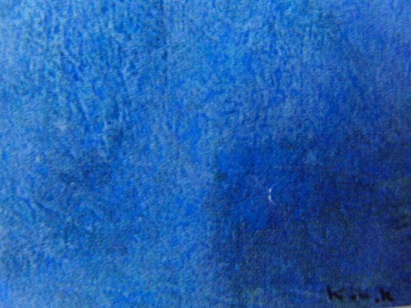 永井金四郎、【鳥籠のある風景】、希少な額装用画集より