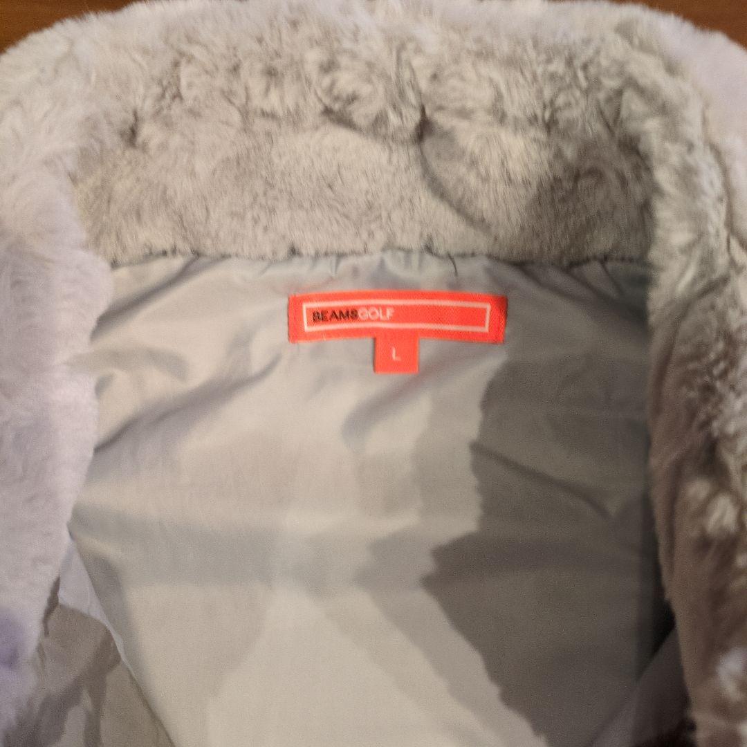 ビームスゴルフ BEAMSGOLFレディース ゴルフ ボア防風ワンピース グレー