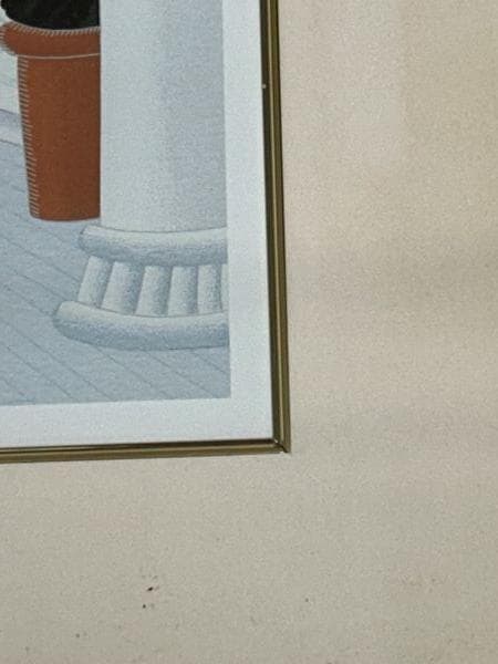 Y【中古】トーマス　マックナイト　マディソン・スクエア アートポスター　現状品S