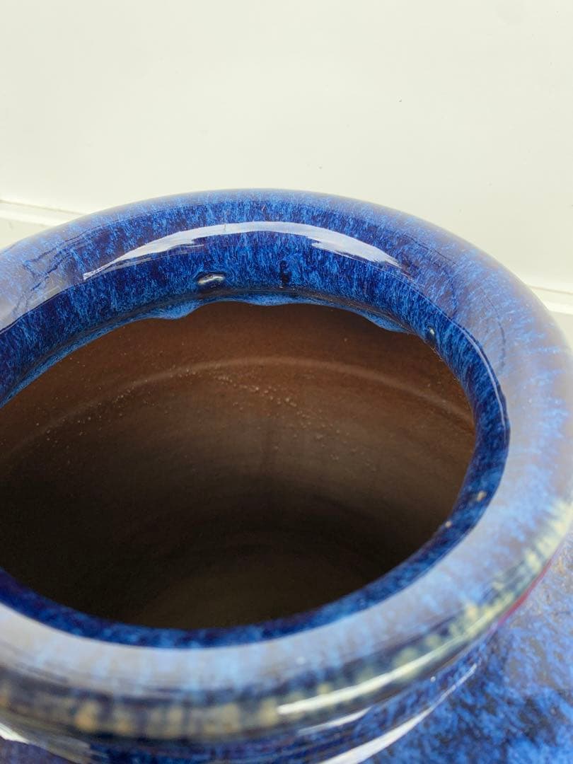 青　壺　壷　花瓶　陶芸