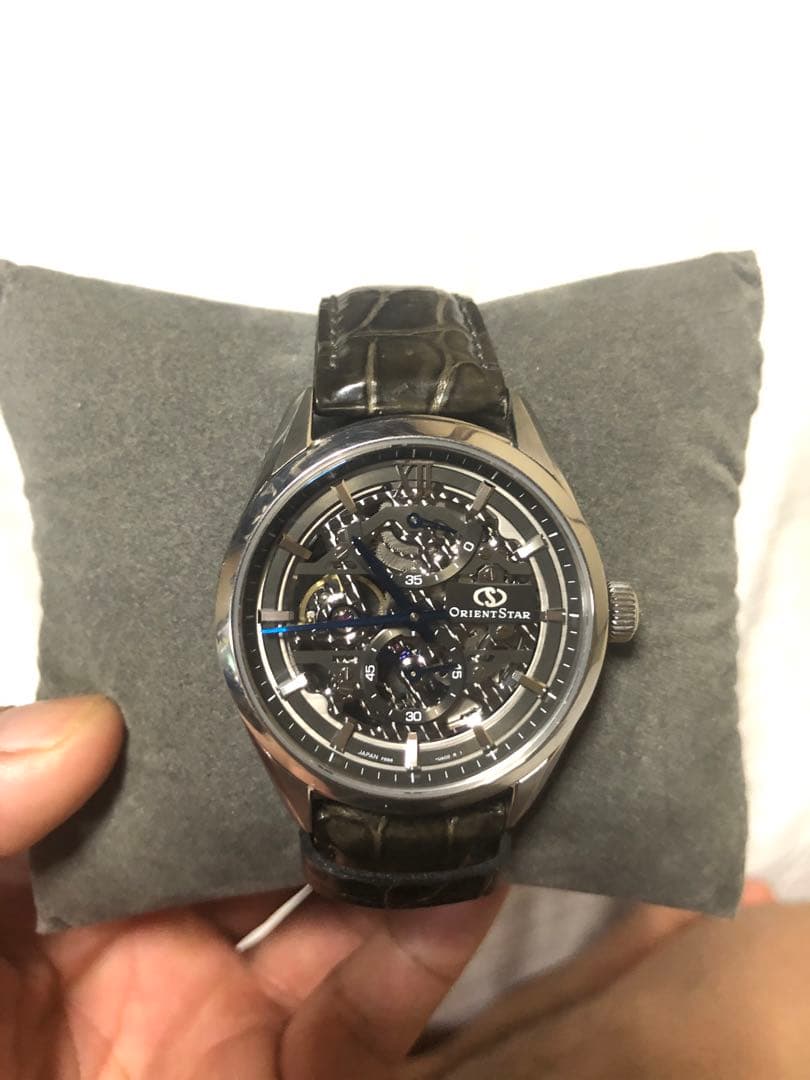 ORIENT STAR スケルトン 手巻き時計